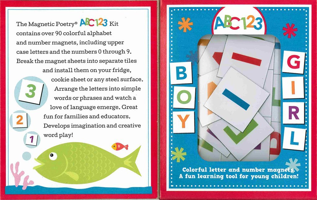 ABC 123 Magnetic Poetry - Wild Creek Co