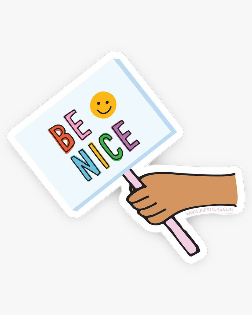 Be Nice Vinyl Sticker - Wild Creek Co