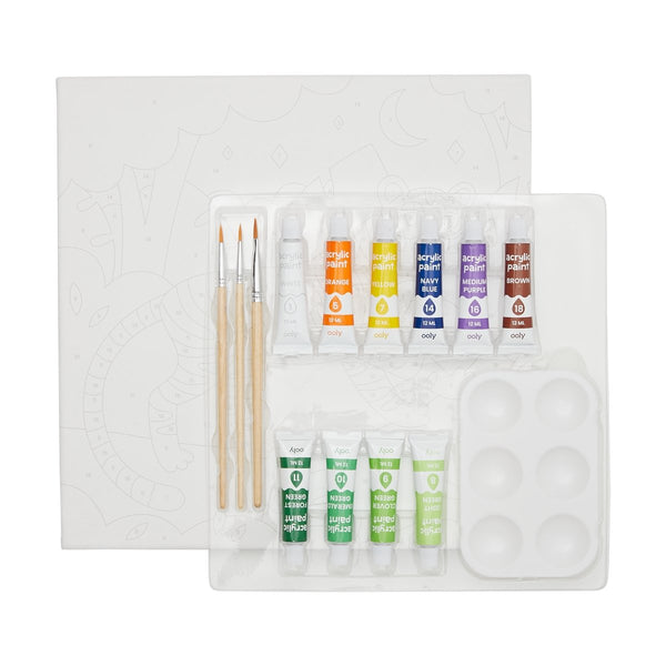 Colorific Canvas Paint By Number Kit - Terrific Tiger - Wild Creek Co