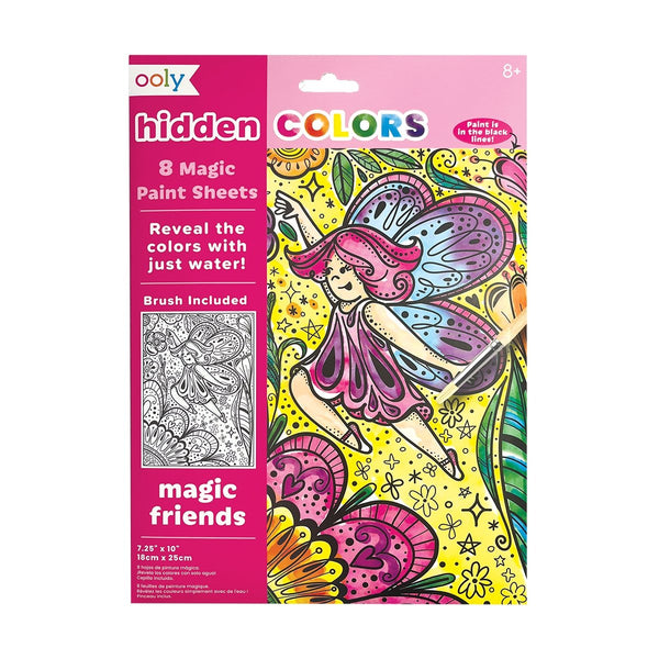 Hidden Colors Magic Paint Sheets - Magic Friends - Wild Creek Co