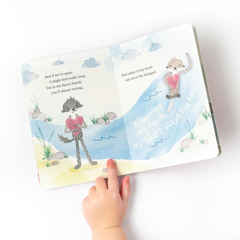 Otter's Heart Family Board Book by Slumberkins - Wild Creek Co
