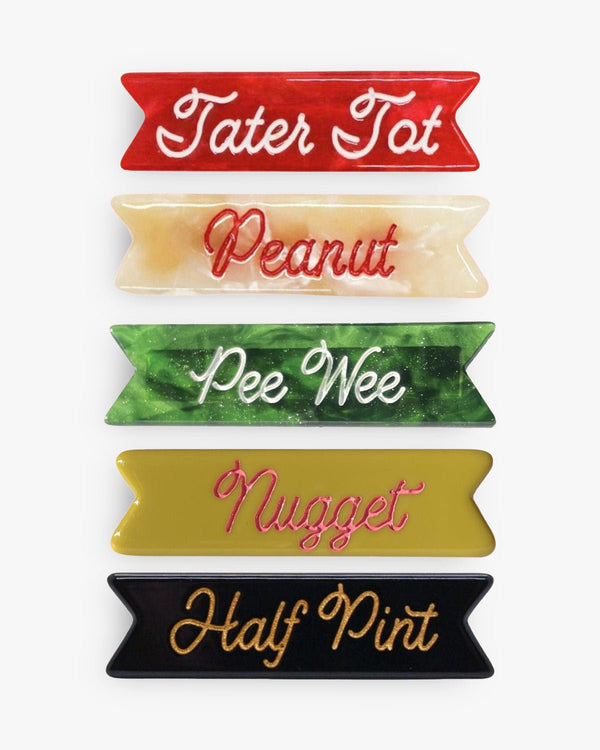 Pet Name Hair Clip Set - Wild Creek Co