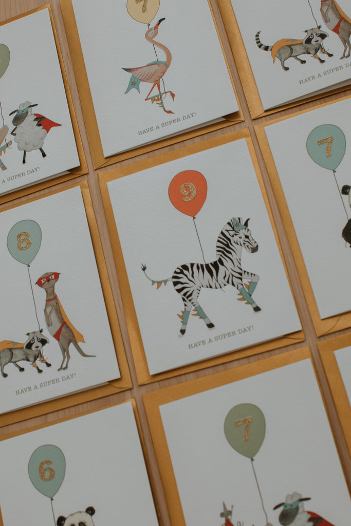 Pick Your Number Birthday Card - Wild Creek Co