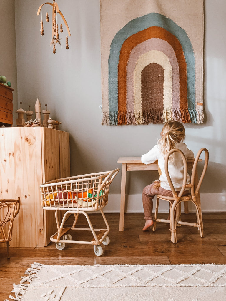 Poppie Rattan Bunny Chair - Wild Creek Co
