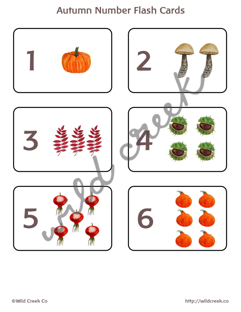 Preschool + Kindergarten Autumn Activity Pack Printable - Wild Creek Co