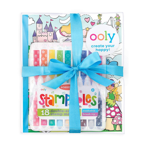 Princess & Fairies Stampable Coloring Giftables Pack - Wild Creek Co