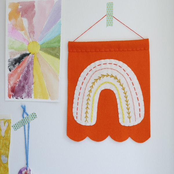 Rainbow Banner Craft Kit - Wild Creek Co