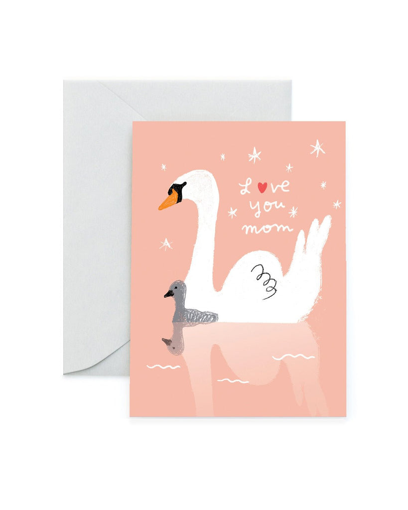 Swan Mom - Mother's Day Card - Wild Creek Co