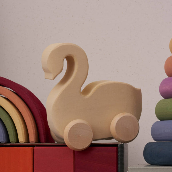 White Swan Rolling Toy - Wild Creek Co