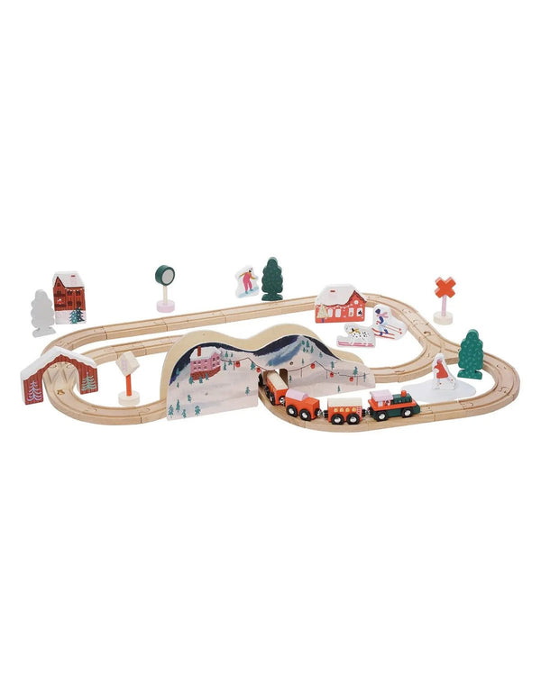 Alpine Express Wooden Toy Train Set - Wild Creek Co