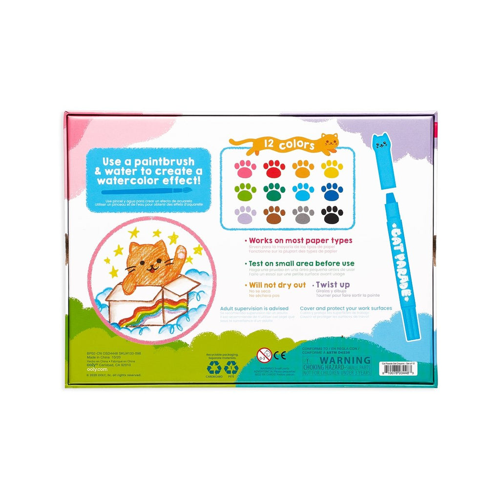 Cat Parade Gel Crayons - Wild Creek Co