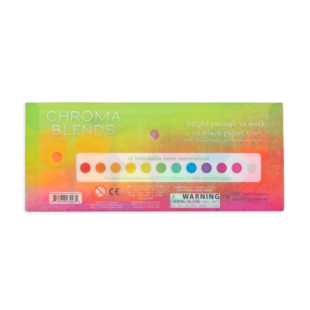 Chroma Blends Watercolor Paint Set - Neon - Wild Creek Co