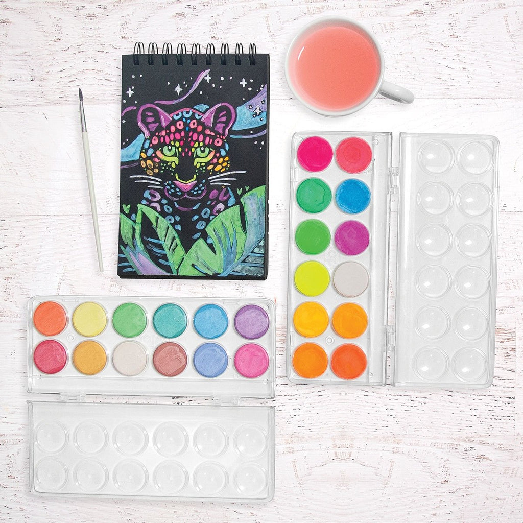 Chroma Blends Watercolor Paint Set - Neon - Wild Creek Co