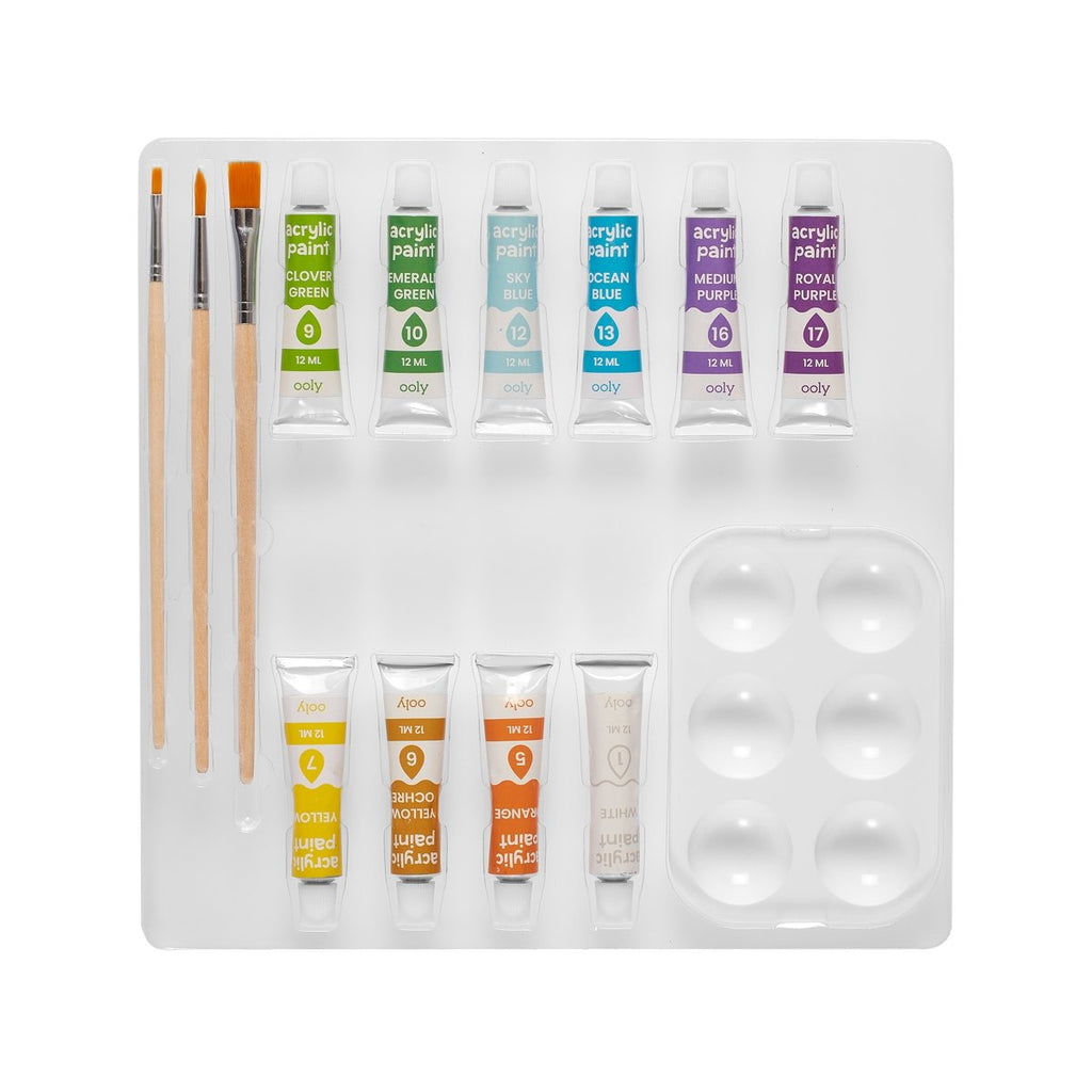 Colorific Canvas Paint by Number Kit - Fantastic Dragon - Wild Creek Co
