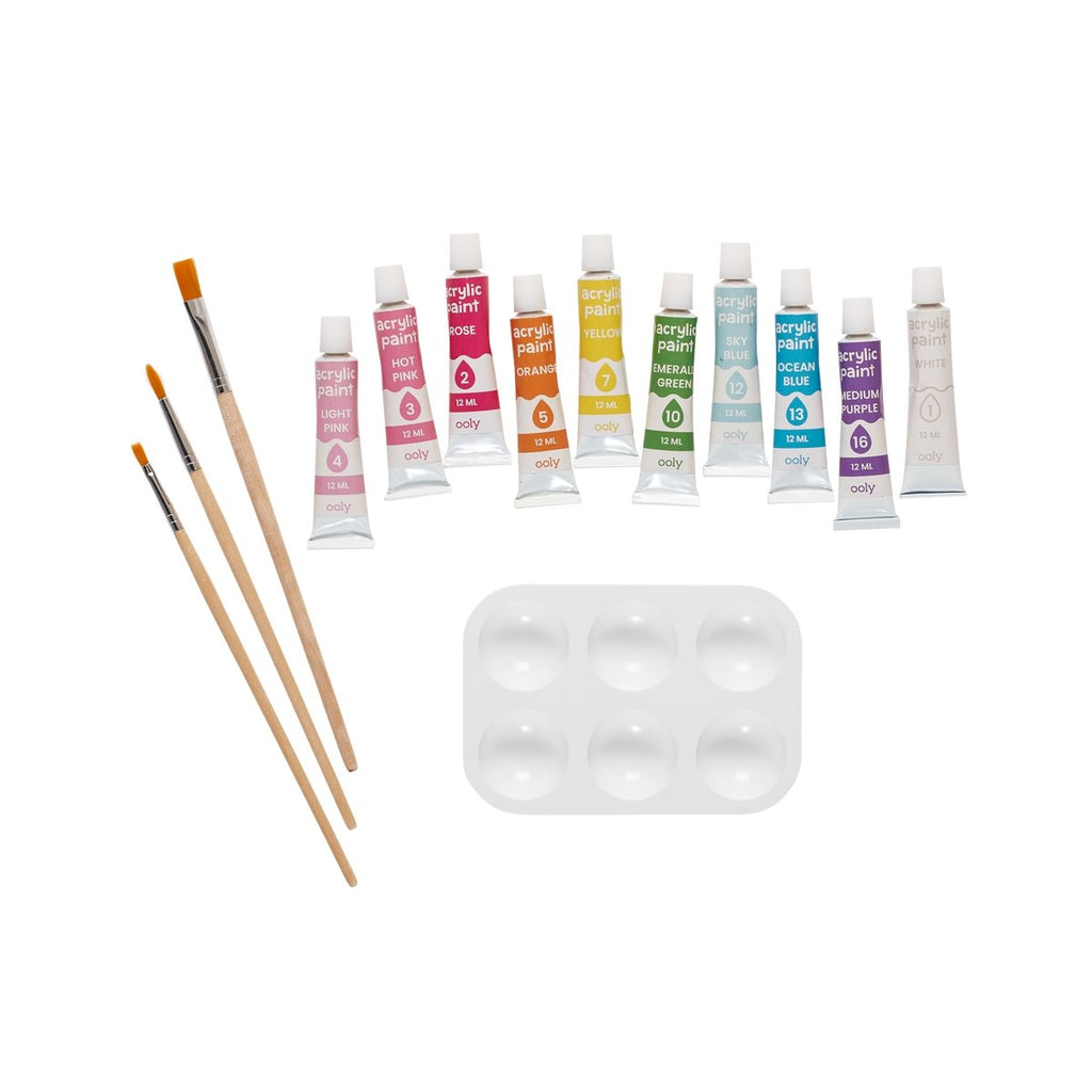 Colorific Canvas Paint by Number Kit - Magic Unicorn - Wild Creek Co