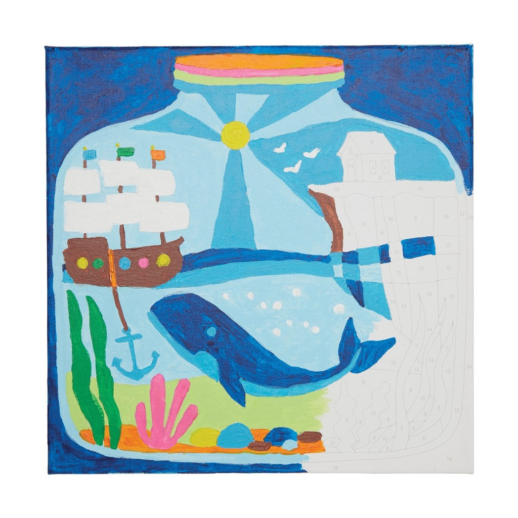 Colorific Canvas Paint By Number Kit - Tiny Treasures - Wild Creek Co