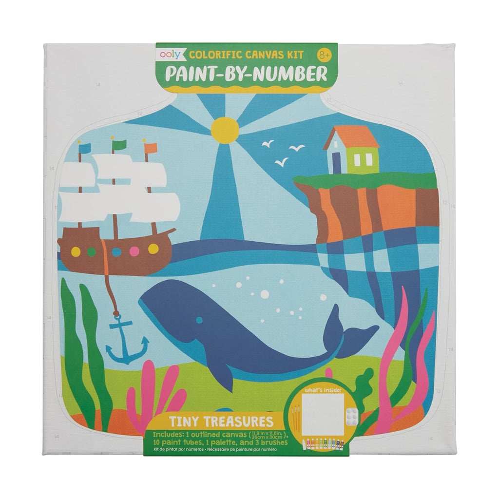 Colorific Canvas Paint By Number Kit - Tiny Treasures - Wild Creek Co
