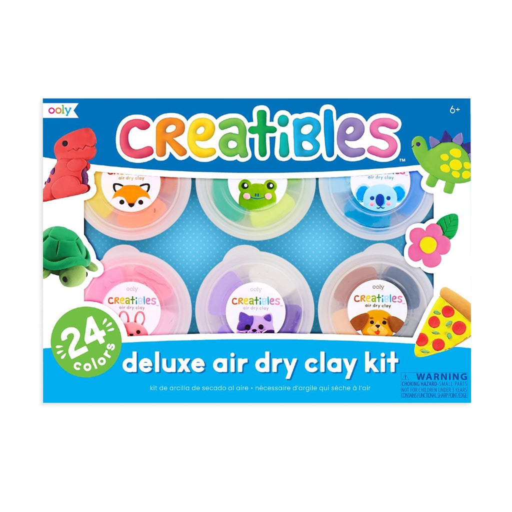 Creatibles D.I.Y. Air Dry Clay Kit - Set of 24 Colors - Wild Creek Co