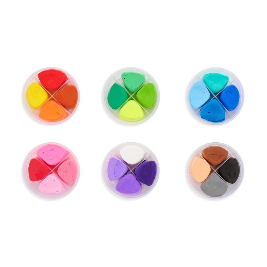 Creatibles D.I.Y. Air Dry Clay Kit - Set of 24 Colors - Wild Creek Co