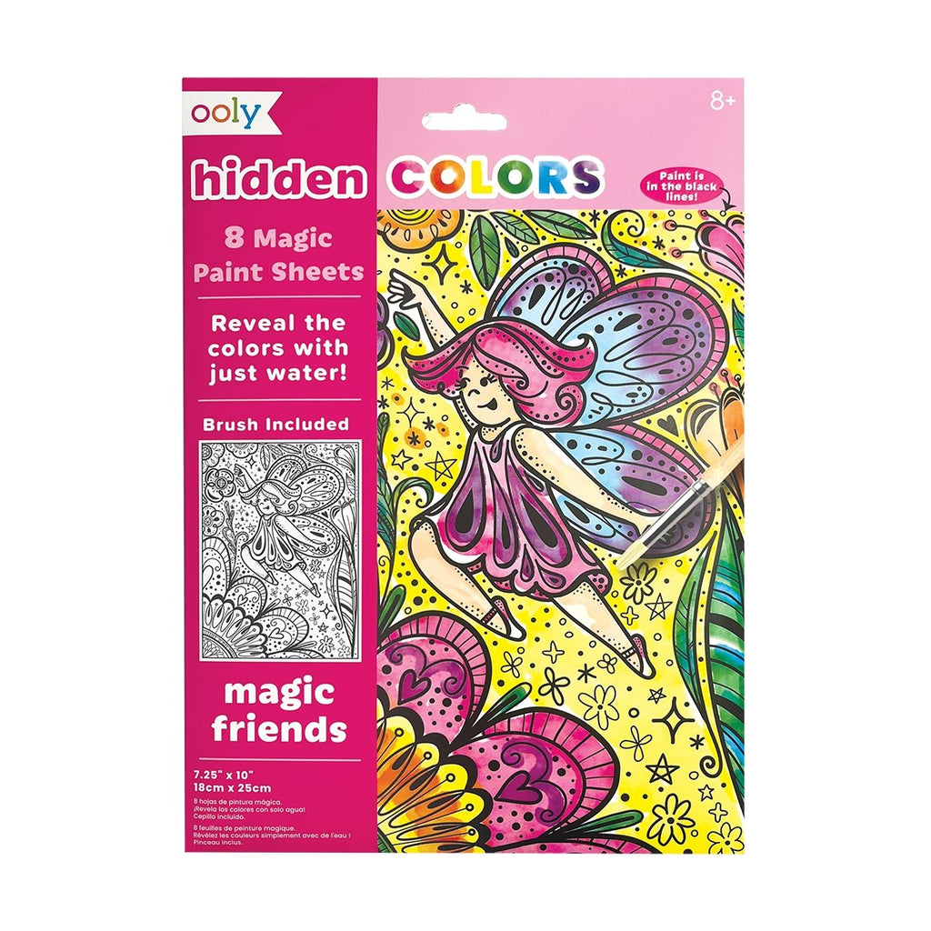 Hidden Colors Magic Paint Sheets - Magic Friends - Wild Creek Co