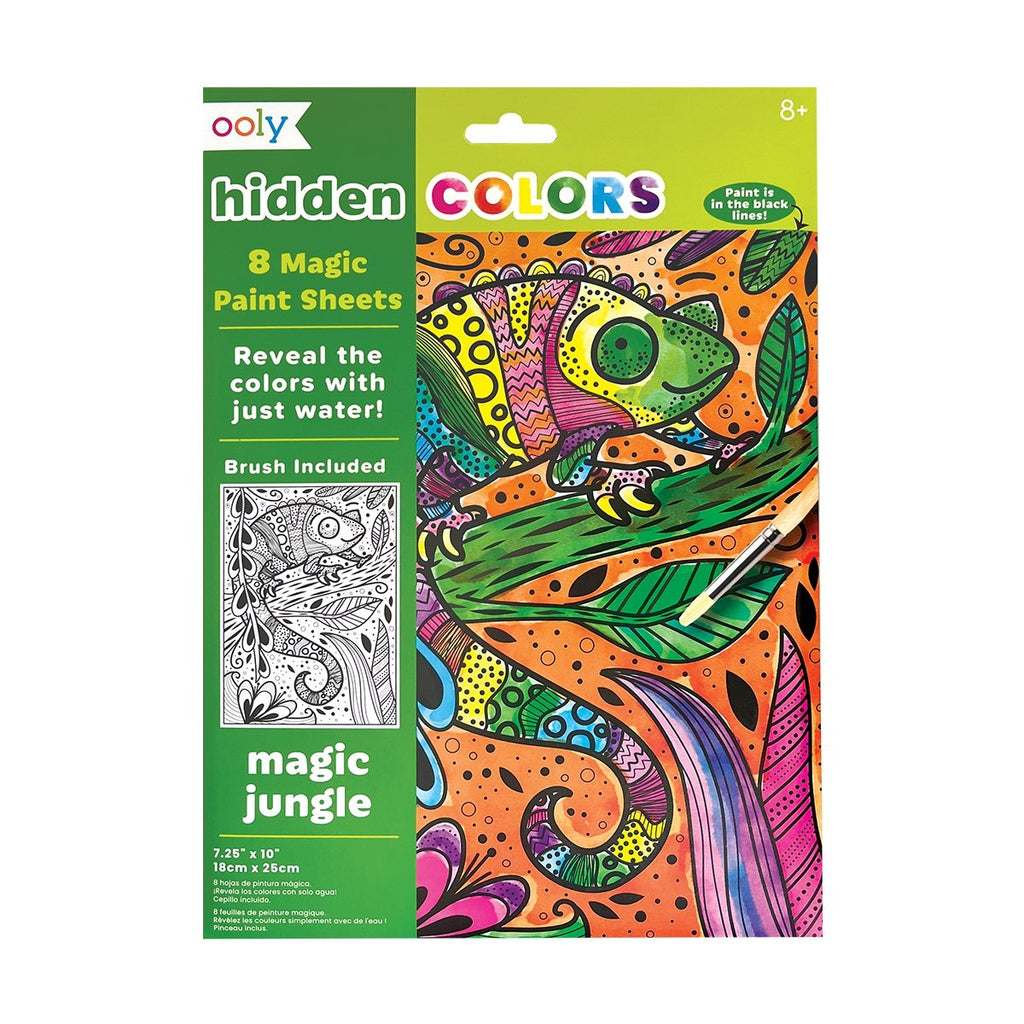 Hidden Colors Magic Paint Sheets - Magic Jungle - Wild Creek Co