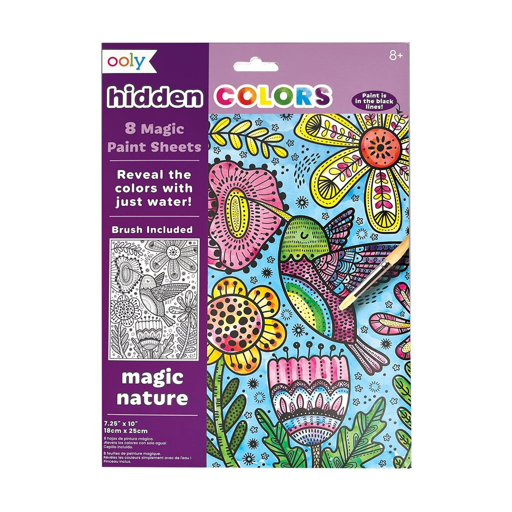 Hidden Colors Magic Paint Sheets - Magic Nature - Wild Creek Co