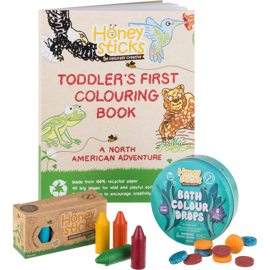 Honeysticks From Land to Sea Coloring Set - Wild Creek Co