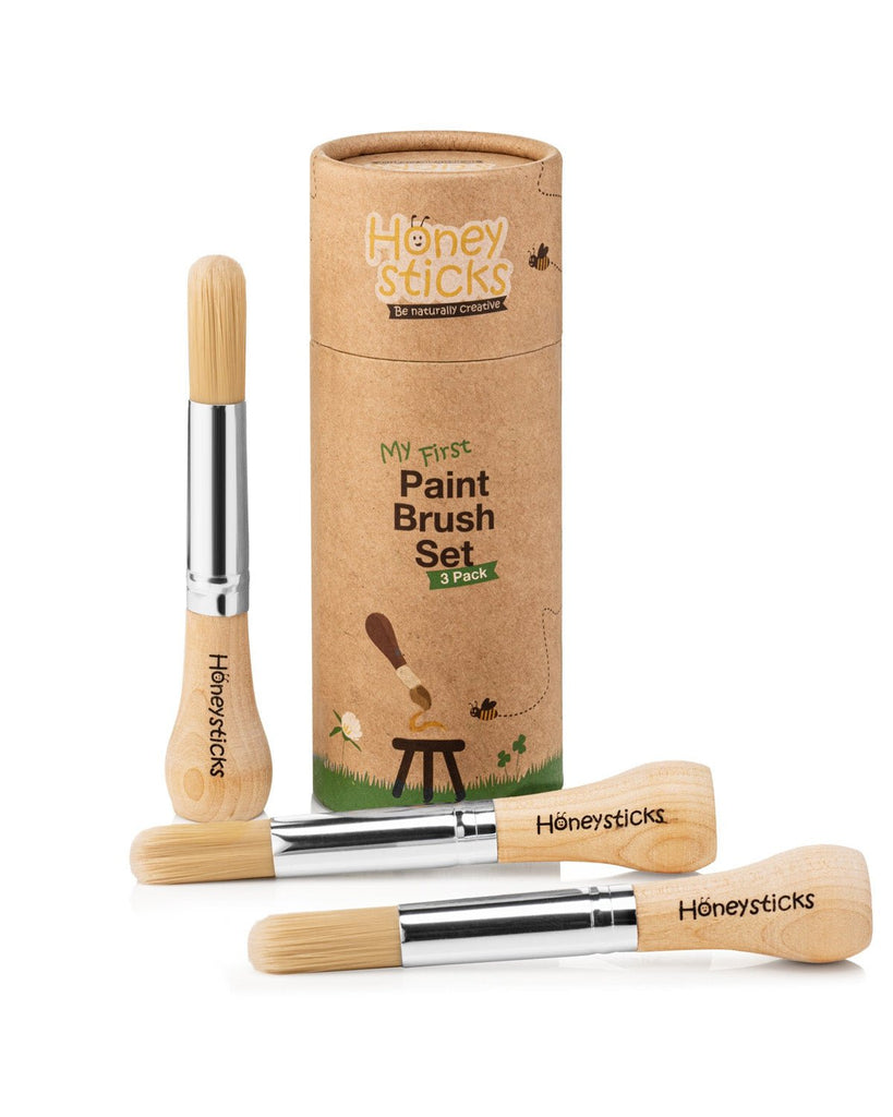 Honeysticks My First Paint Brush Set - 3 Pack - Wild Creek Co