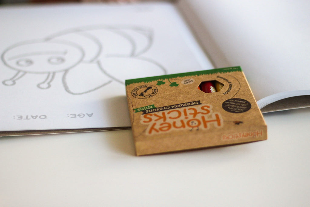 Honeysticks North American Book + Thins Coloring Set - Wild Creek Co