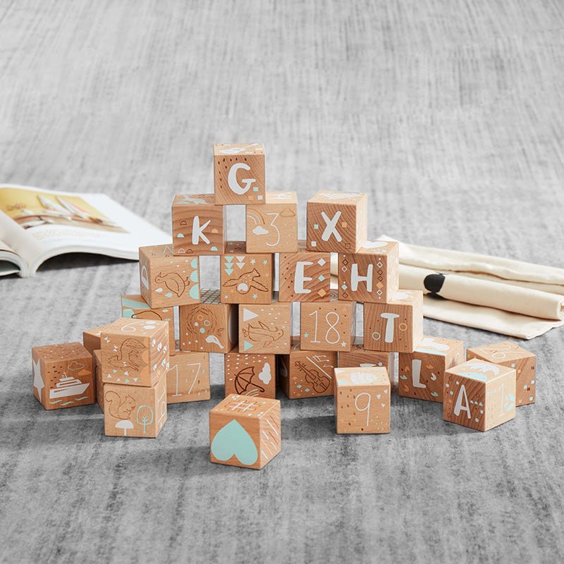 Bump & Baby Milestone Wooden Blocks