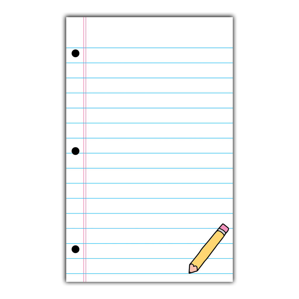 Mini Notecard Set of 60 - Lined Paper - Wild Creek Co