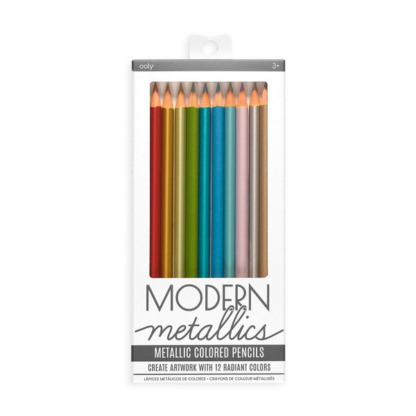 Modern Metallics Colored Pencils - Wild Creek Co