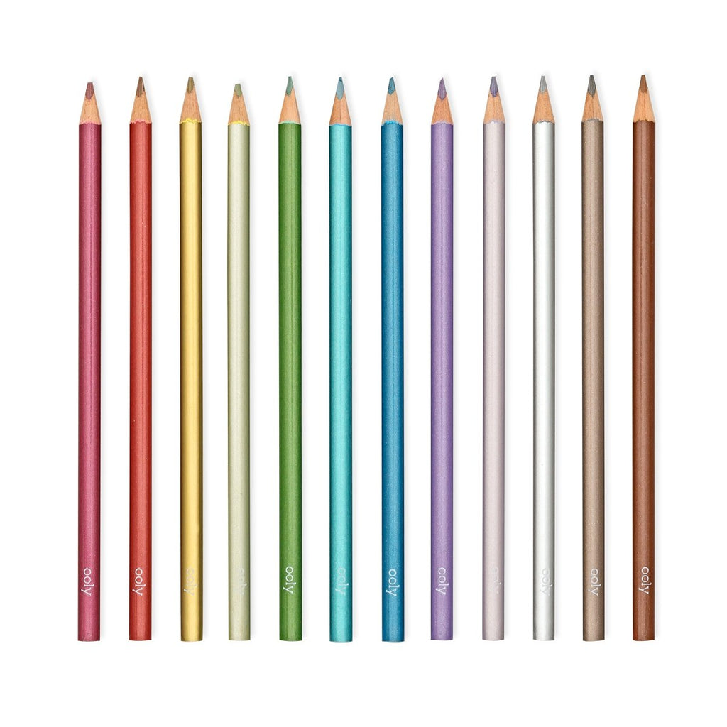 Modern Metallics Colored Pencils - Wild Creek Co