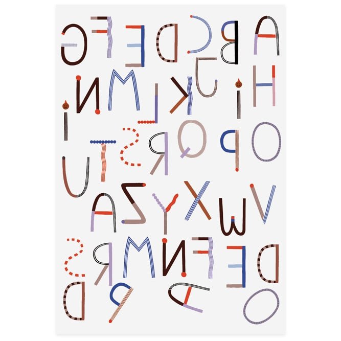 Organic Tattoo - Alphabet - Wild Creek Co