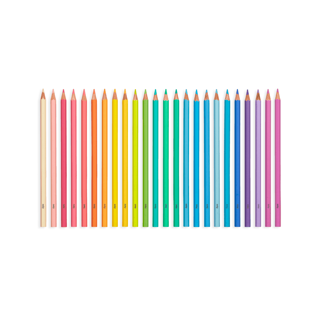 Pastel Hues Colored Pencils - Set of 24 - Wild Creek Co