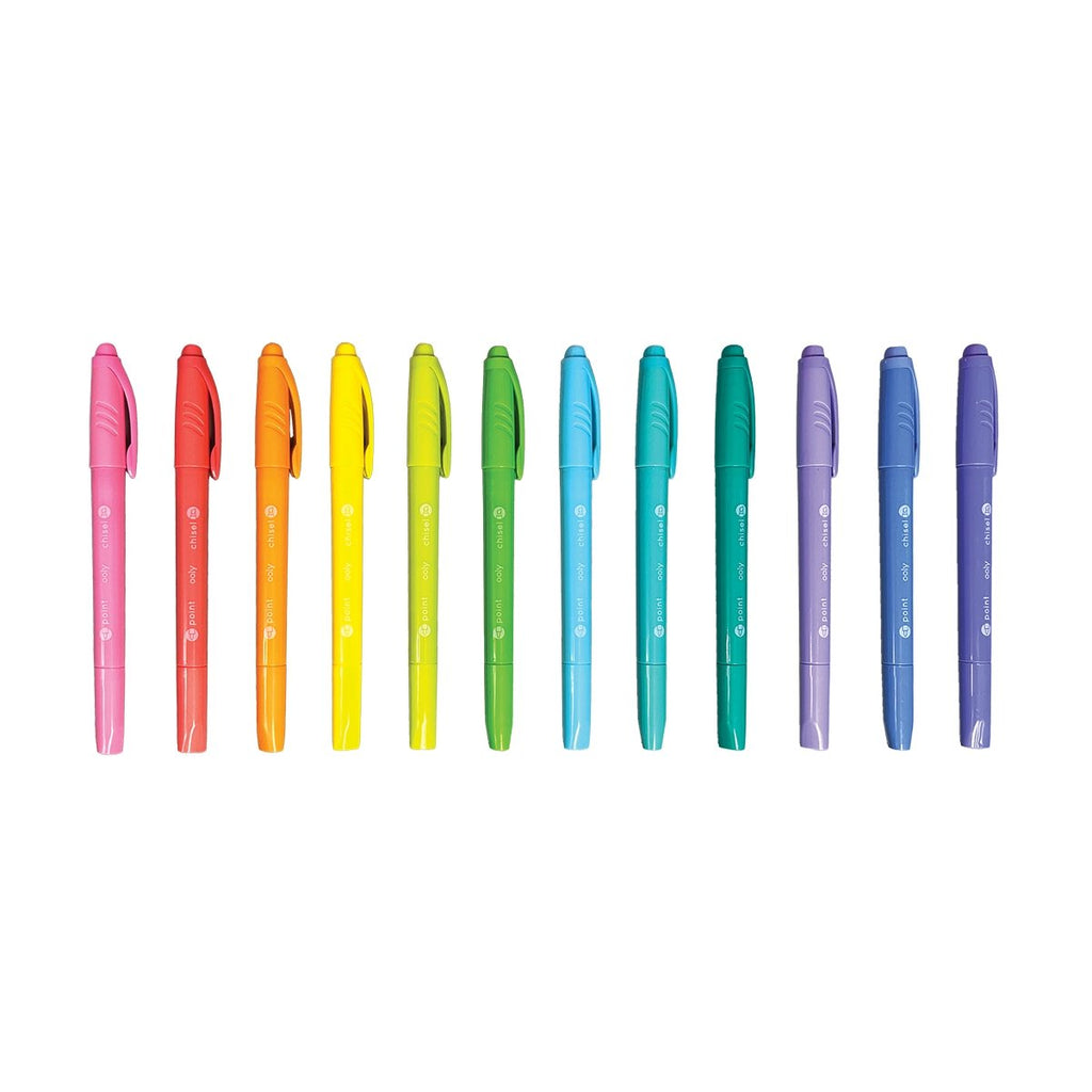 Pastel Hues Dual Tip Markers - Set of 12 - Wild Creek Co