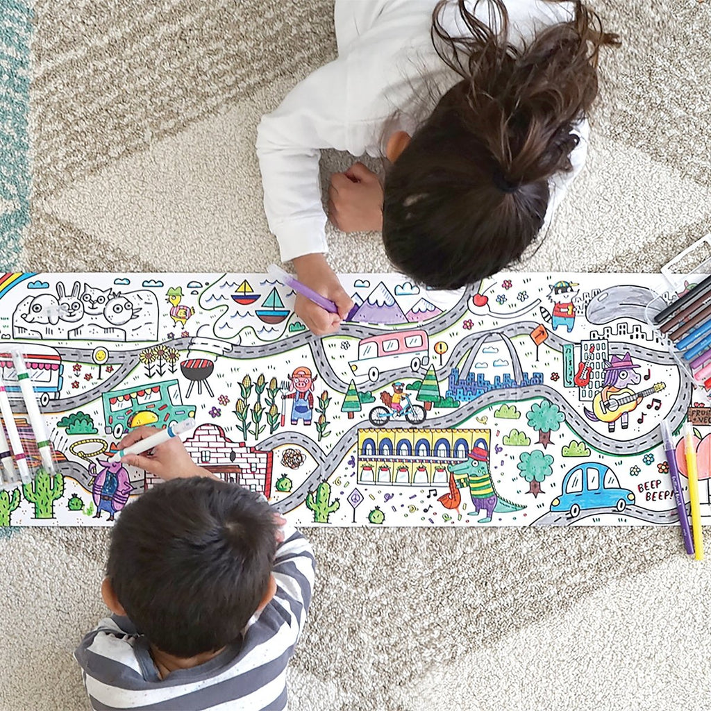 Picturesque Panorama Coloring Book - Wacky Alien Universe - Wild Creek Co