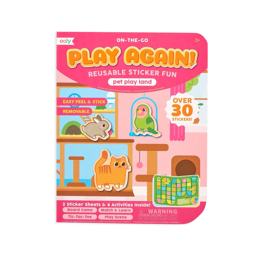 Play Again! Mini On-The-Go Activity Kit - Pet Play Land - Wild Creek Co