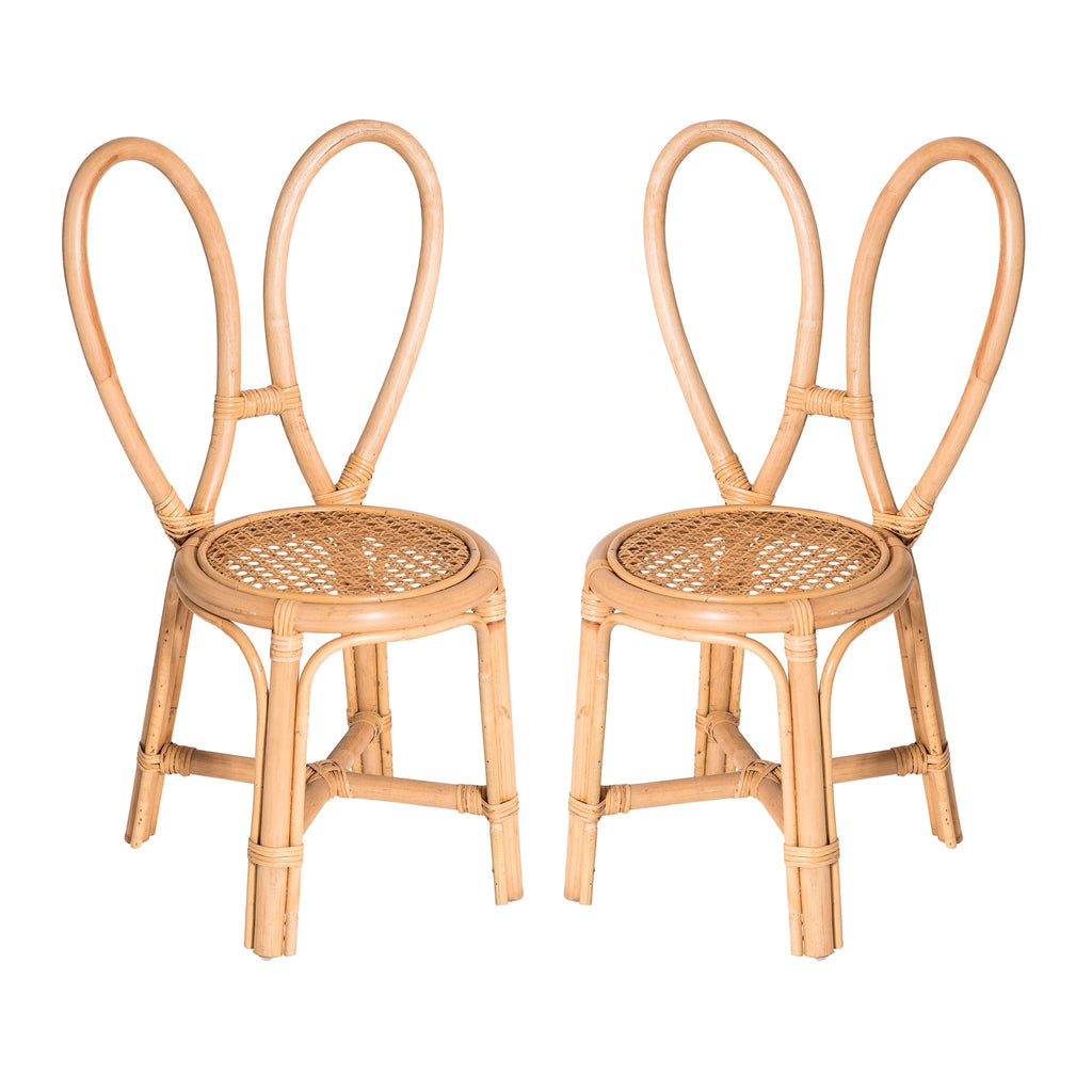 Poppie Rattan Bunny Chair - Wild Creek Co