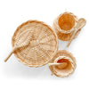 Poppie Rattan Coffee and Cake Set - Wild Creek Co