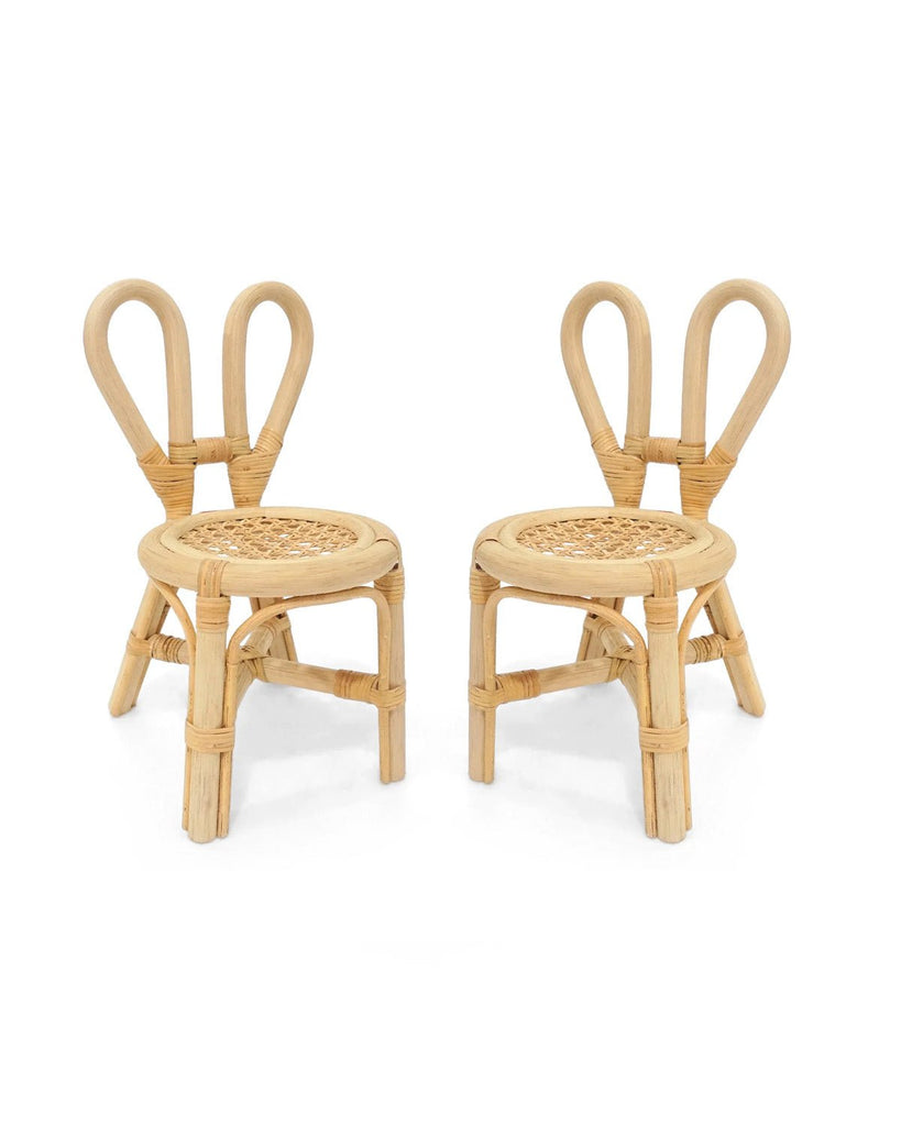 Poppie Rattan Mini Bunny Chair Set - Wild Creek Co