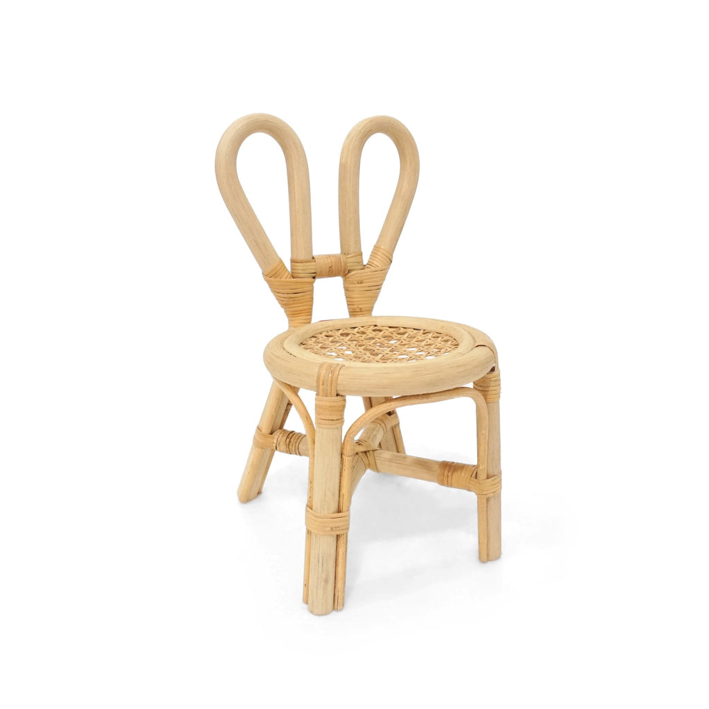 Poppie Rattan Mini Bunny Chair Set - Wild Creek Co