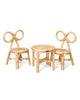 Poppie Rattan Mini Doll Table & Chairs Set (Multiple Options) - Wild Creek Co