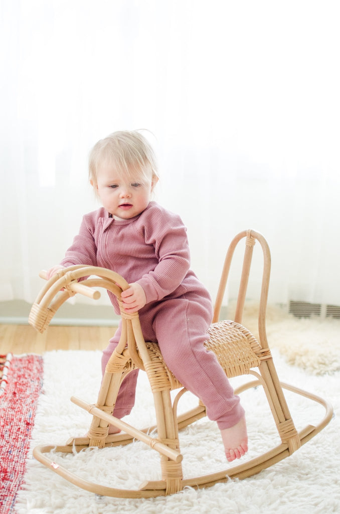 Poppie Rattan Rocker - Wild Creek Co