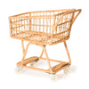 Poppie Rattan Shopper Shopping Cart - Wild Creek Co