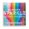 Rainbow Sparkle Glitter Markers - Set of 15 - Wild Creek Co