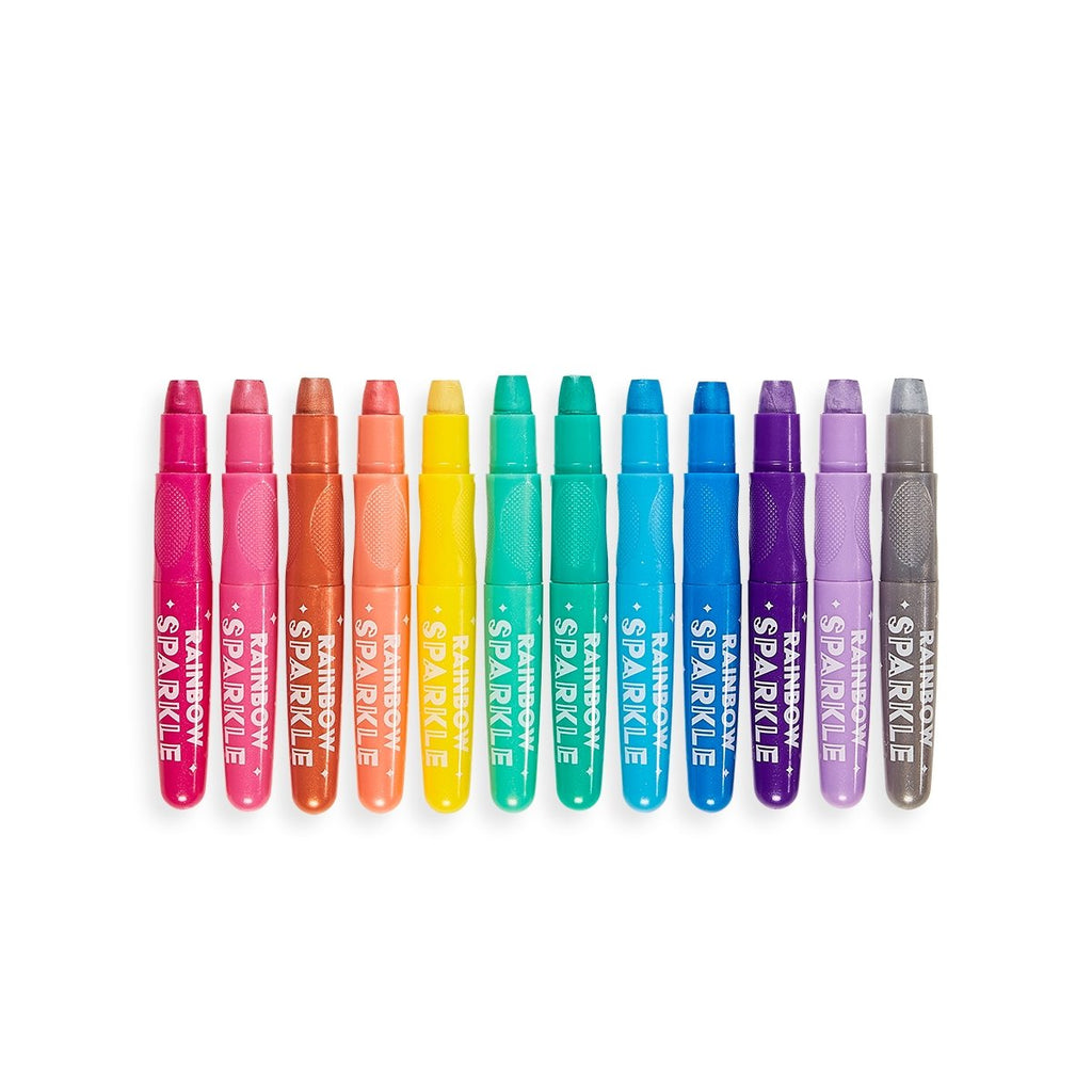 Rainbow Sparkle Watercolor Gel Crayons - Wild Creek Co