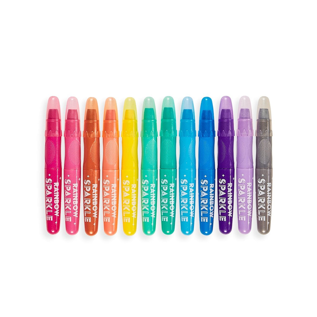 Rainbow Sparkle Watercolor Gel Crayons - Wild Creek Co