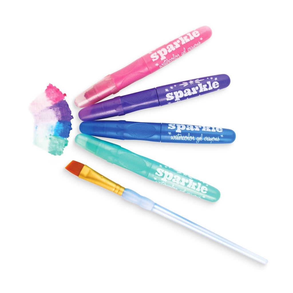 Rainbow Sparkle Watercolor Gel Crayons - Wild Creek Co