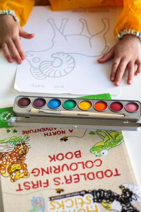 Toddlers First Coloring Book - A North American Adventure - Wild Creek Co